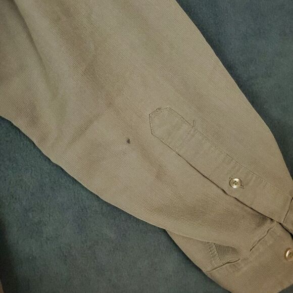 Bruno Sueded Men’s Shirt Mens XL Long Sleeve Button-Up Brown - Picture 13 of 14